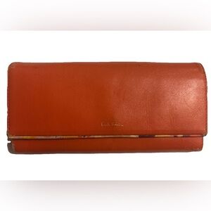 Paul Smith Vibrant Orange Leather Wallet